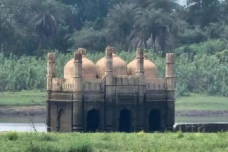 Mosque Emerges intact After Years Underwater