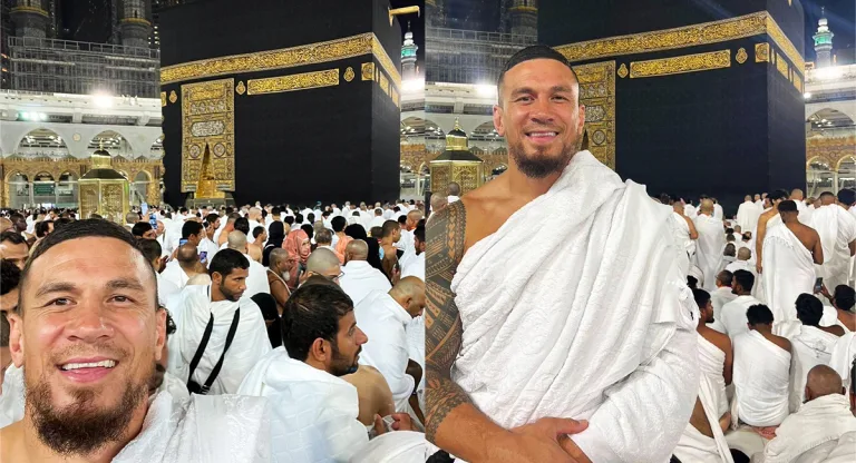 Sonny Bill Williams Heavyweight Boxer Performs Umrah