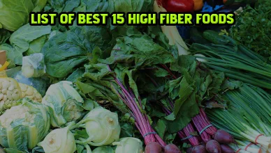List Of Best 15 High Fiber Foods