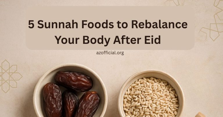 5 Sunnah Foods to Rebalance Your Body After Eid